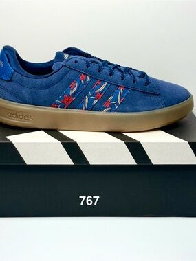 Adidas Grand Court 3.0 with floral print. Size 7W - Brand New